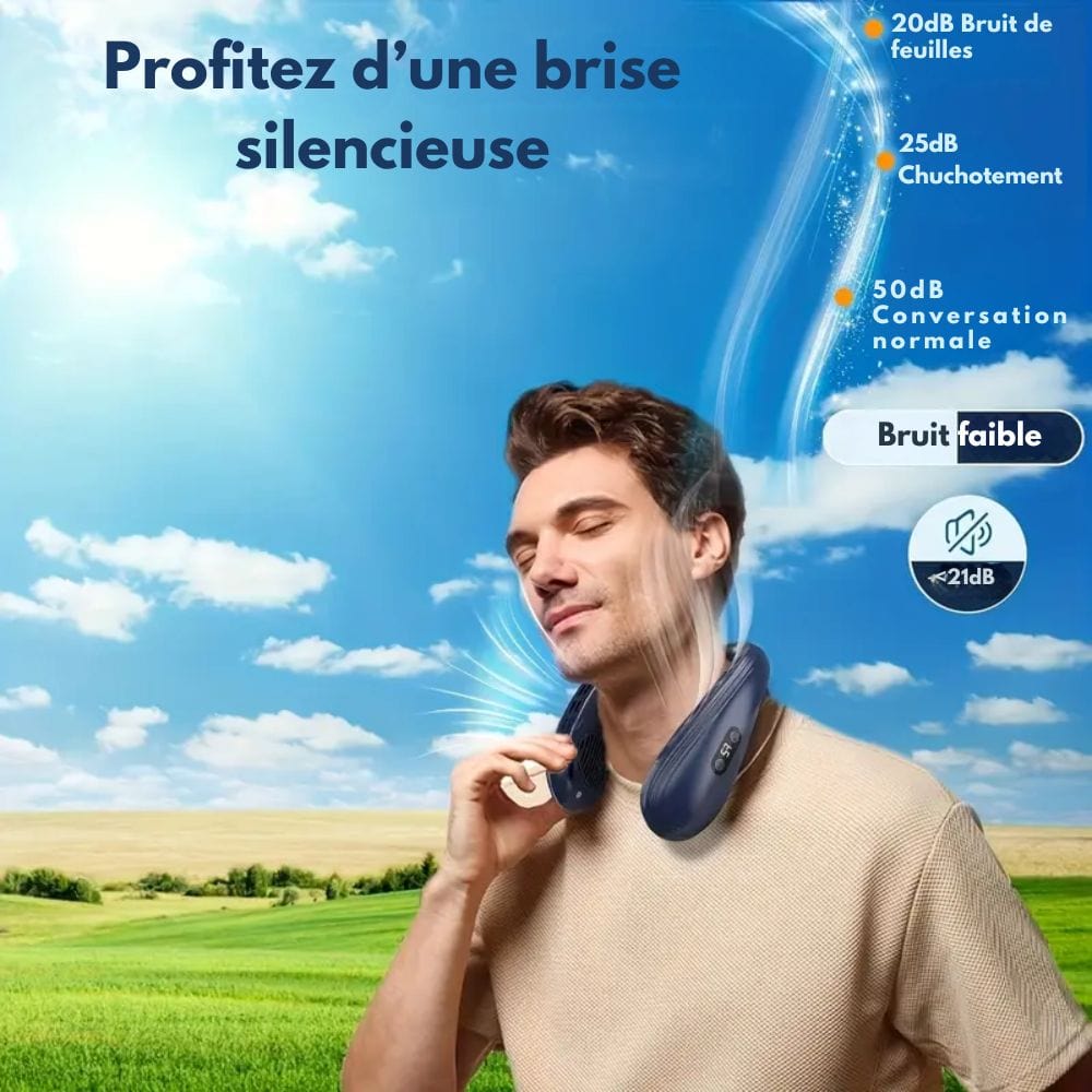 Ventilatore da collo con raffreddamento a semiconduttore