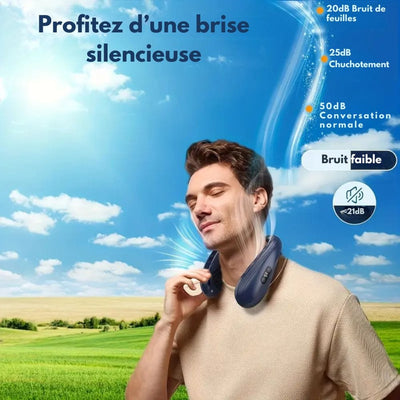 Ventilatore da collo con raffreddamento a semiconduttore