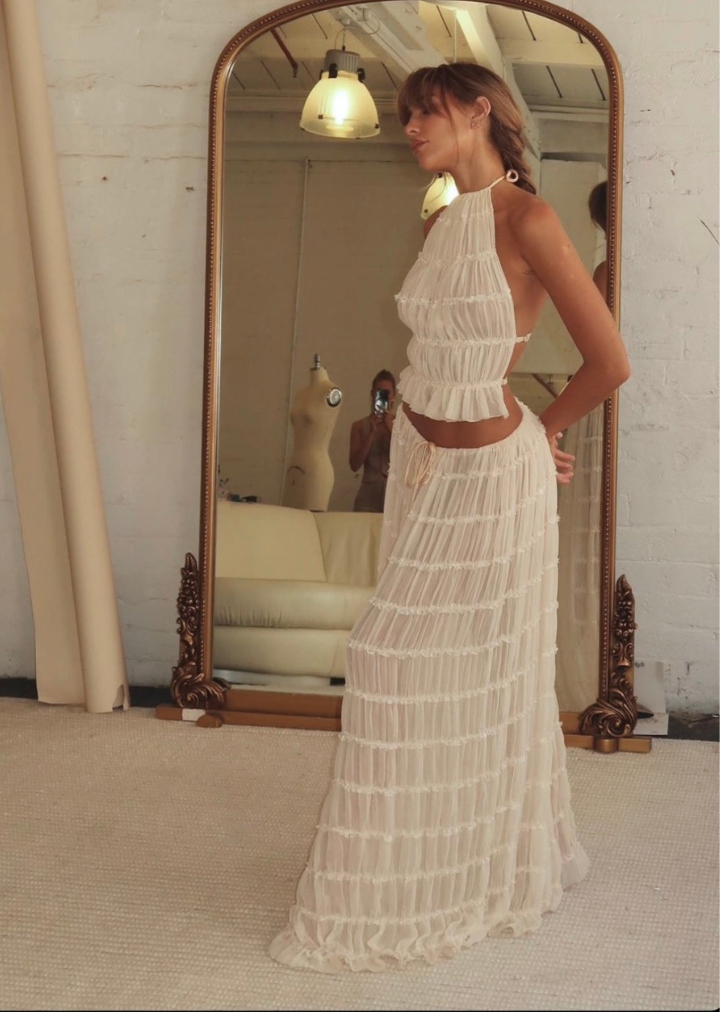 Flora™ | Elegante gonna lunga e top