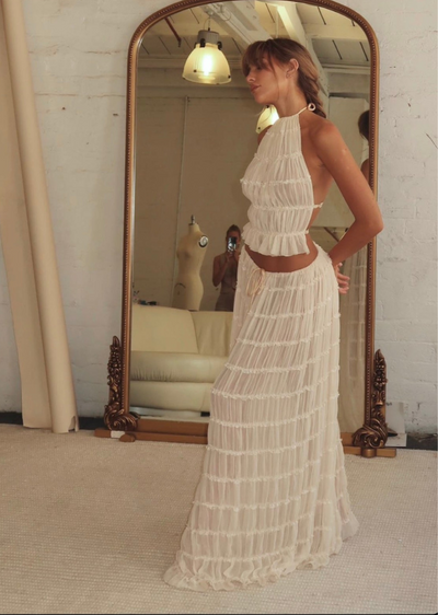 Flora™ | Elegante gonna lunga e top