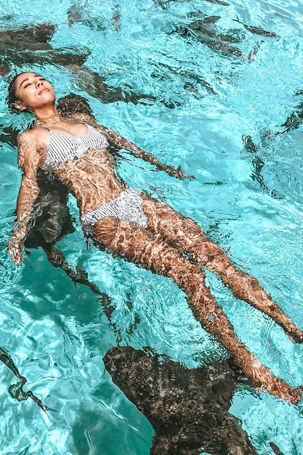 Costume da bagno reversibile – Due look in uno