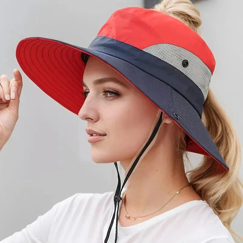 Cappello UV-Protect per Coda di Cavallo