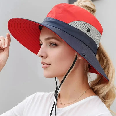 Cappello UV-Protect per Coda di Cavallo