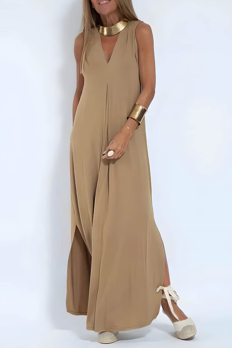 Elise™ | Elegante abito lungo con cardigan abbinato gratuito