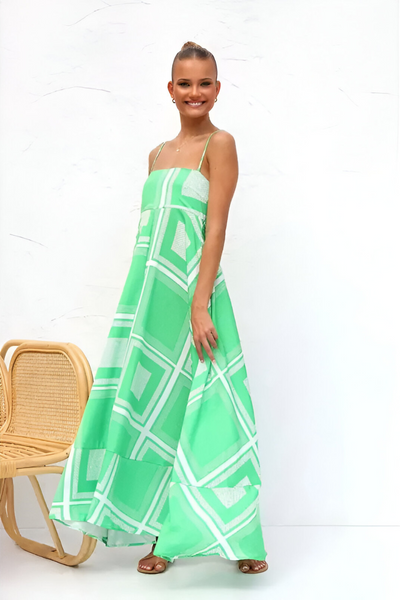 Tess™ | Abito Maxi Estivo a Righe