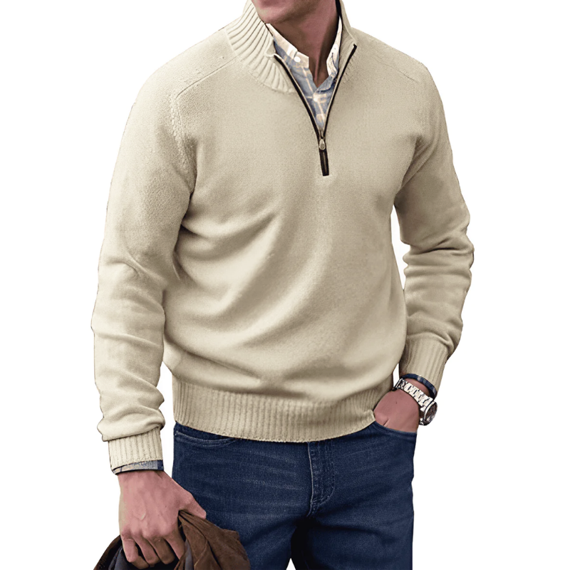 Noah™ I Maglione in Cashmere con Zip