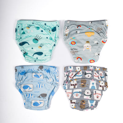 Set di 4 Pannolini lavabili ECO per bambini