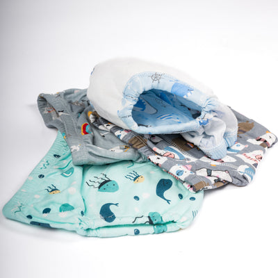 Set di 4 Pannolini lavabili ECO per bambini