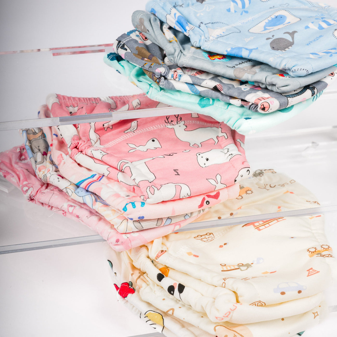 Set di 4 Pannolini lavabili ECO per bambini