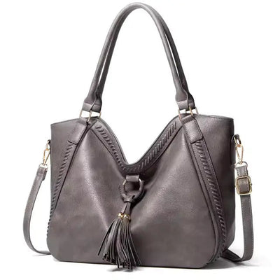 Nellies elegante Raffinesse | Leder Schultertasche