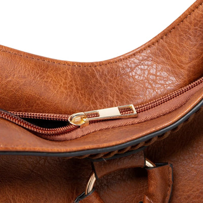 Nellies elegante Raffinesse | Leder Schultertasche