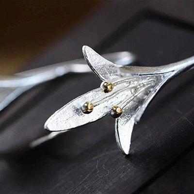 Orecchini con Fiori in Argento