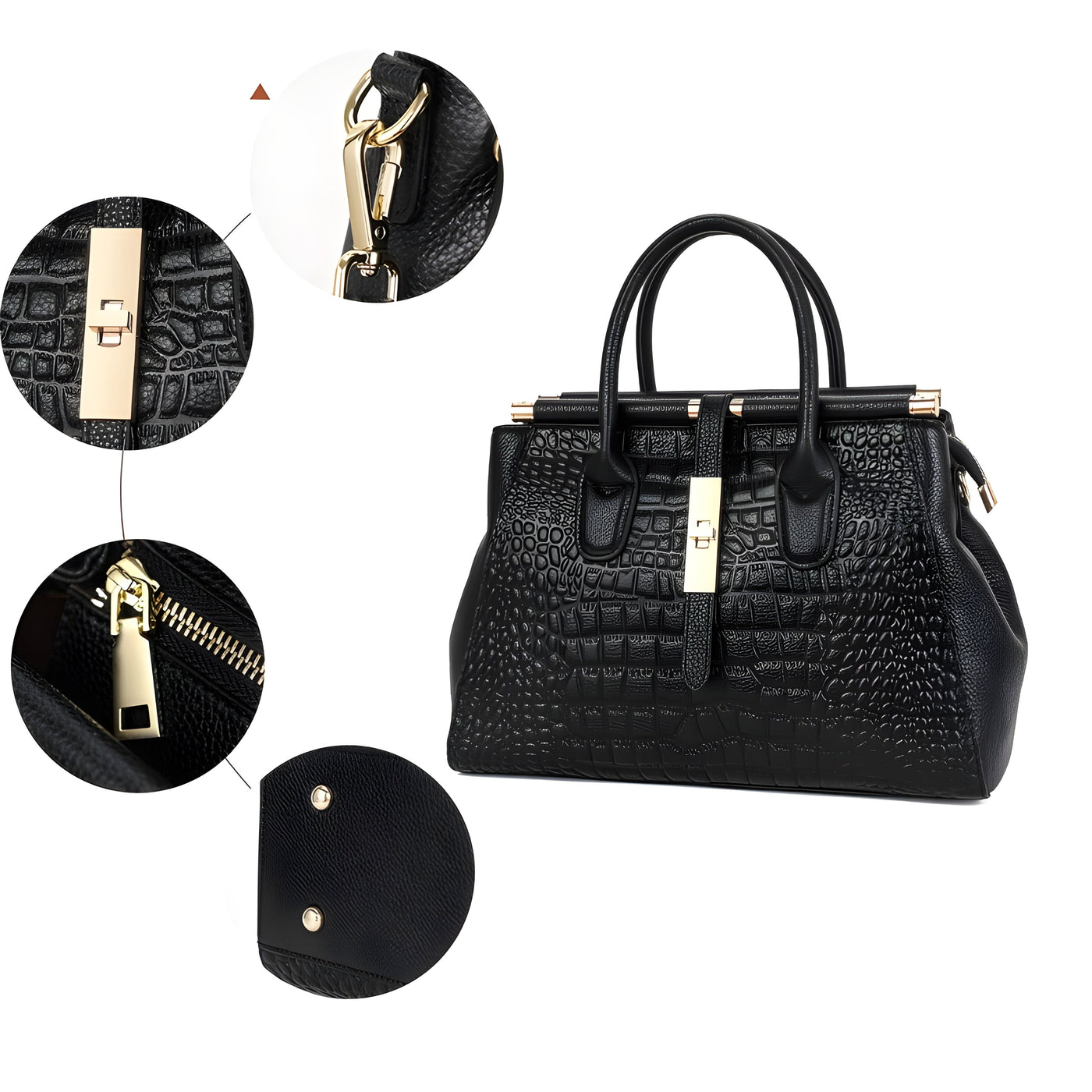 Elysian Croc Handtasche
