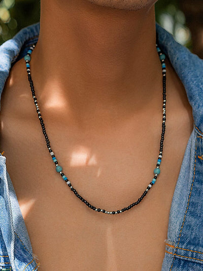 Collana Raffinata con Perline Variegate