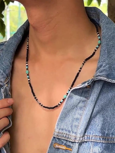 Collana Raffinata con Perline Variegate