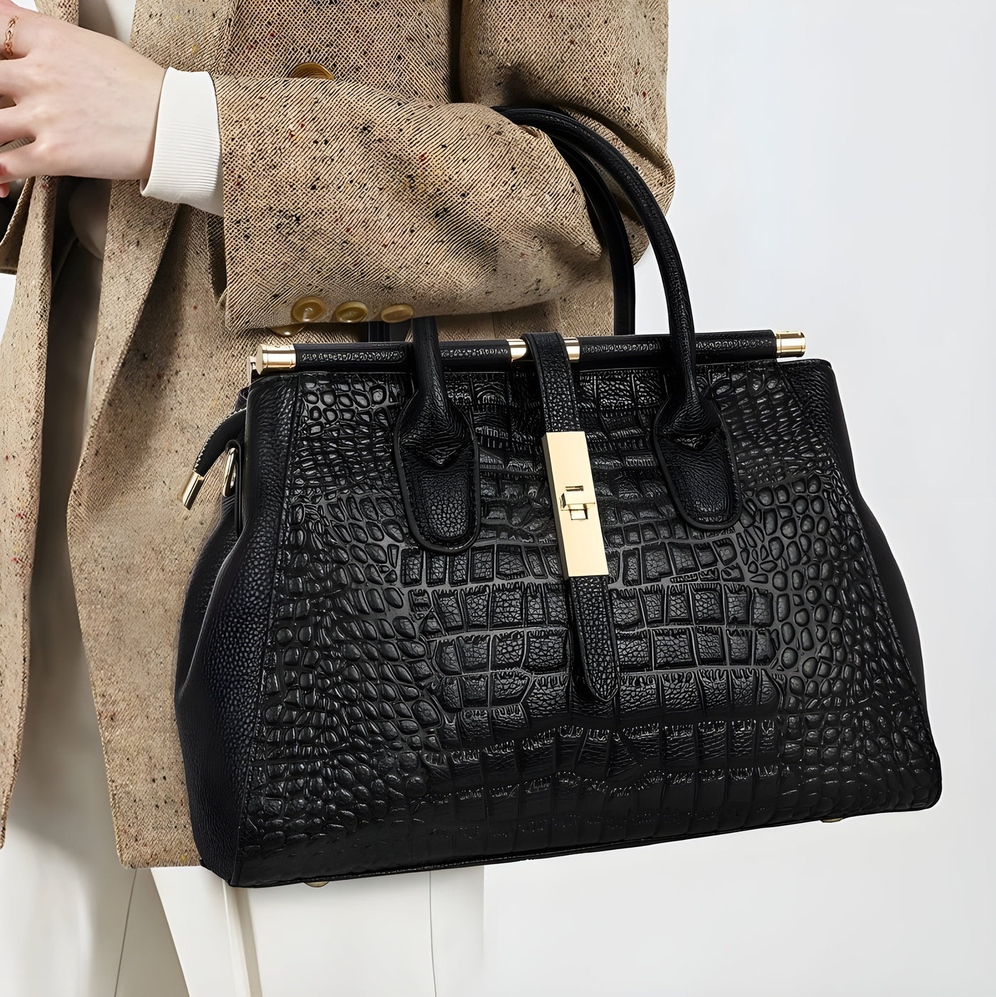 Elysian Croc Handtasche
