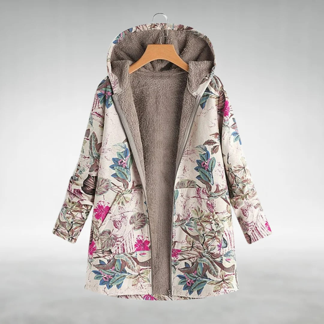 Sofia™ | Stilvolle Blumenfleecejacke