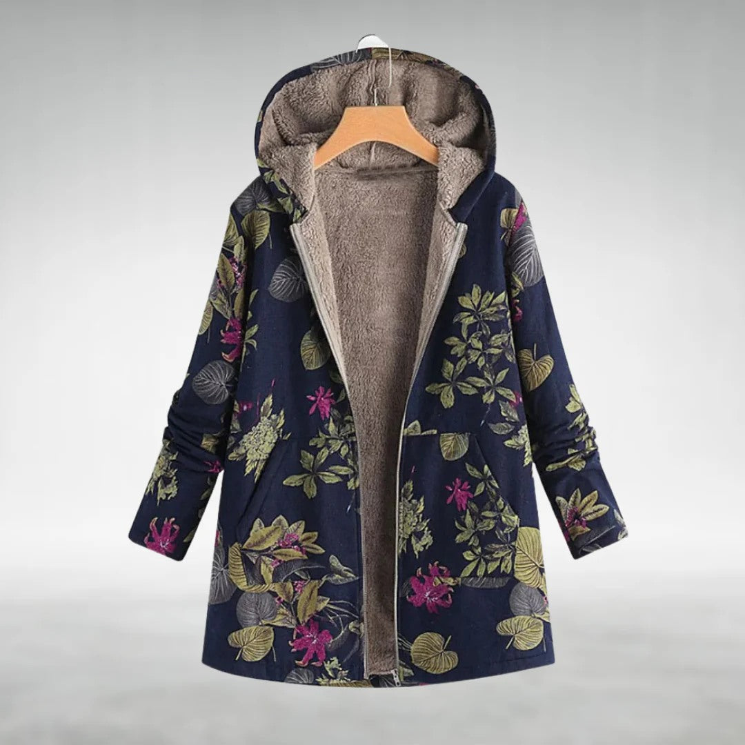 Sofia™ | Stilvolle Blumenfleecejacke