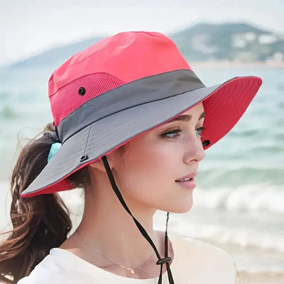 Cappello UV-Protect per Coda di Cavallo