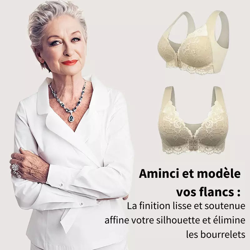 Livia - Pacco da 3 Reggiseni Senza Fili Modellanti con Chiusura Frontale