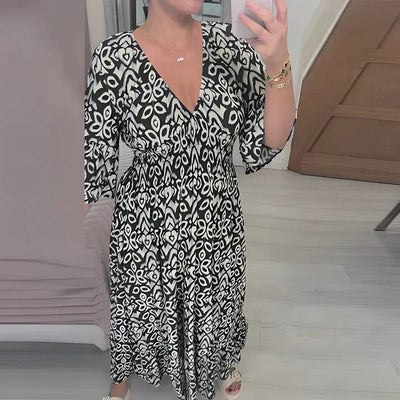 Myrthe™ | Vestito Boho Chic con scollo a V