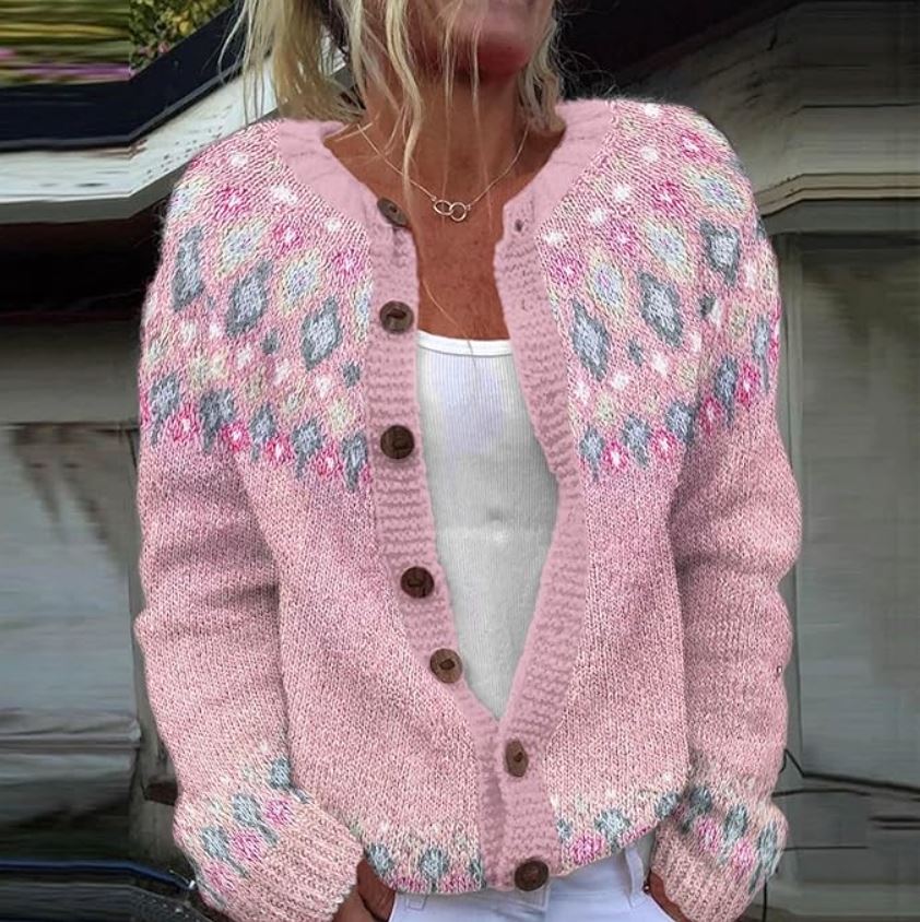 Haselnuss | Pink Comfort Cardigan