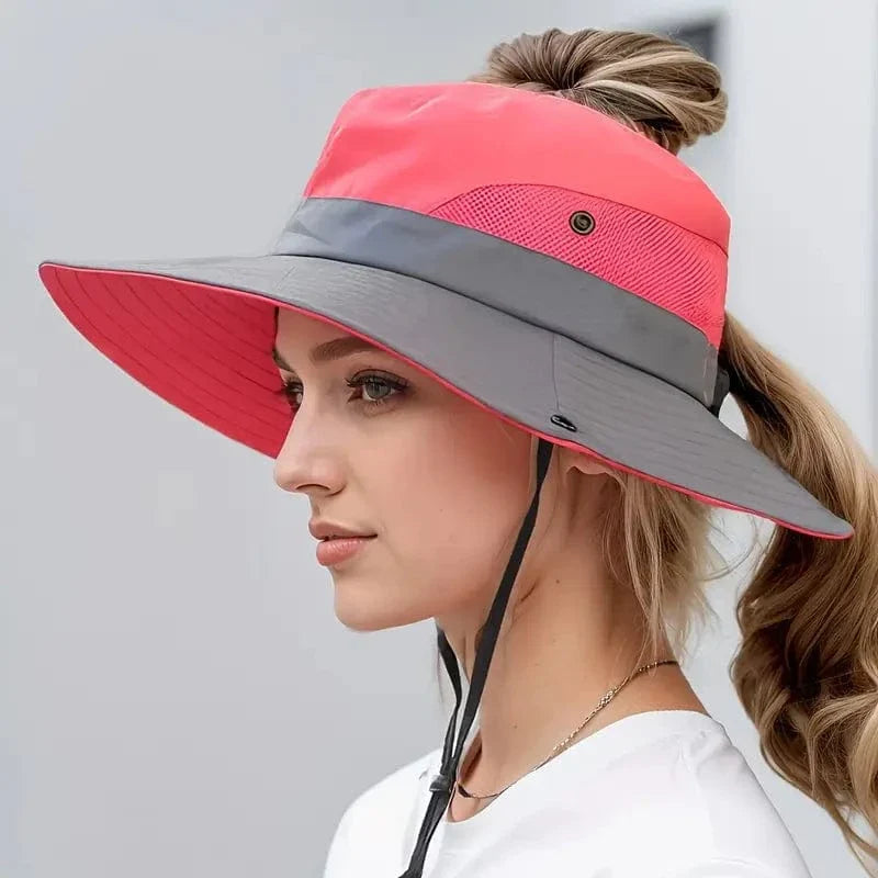 Cappello UV-Protect per Coda di Cavallo