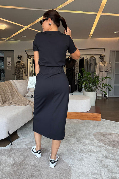 Jacqueline™ | Top e Gonna a V Collo Elegante