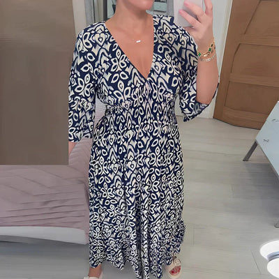 Myrthe™ | Vestito Boho Chic con scollo a V