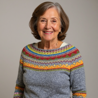 Emily™ - Gemütlicher Retro Pullover