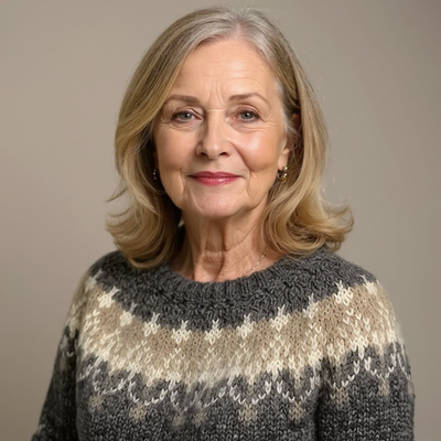 Samantha | Vintage Isländischer Pullover