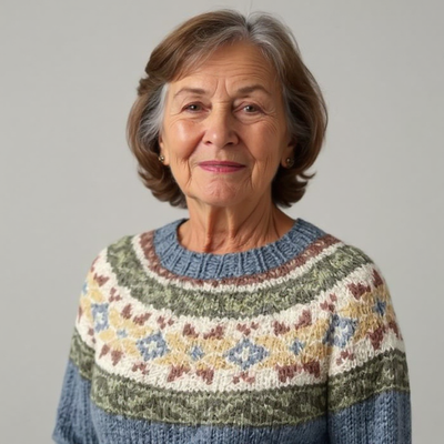 Lucy | Vintage Isländischer Pullover