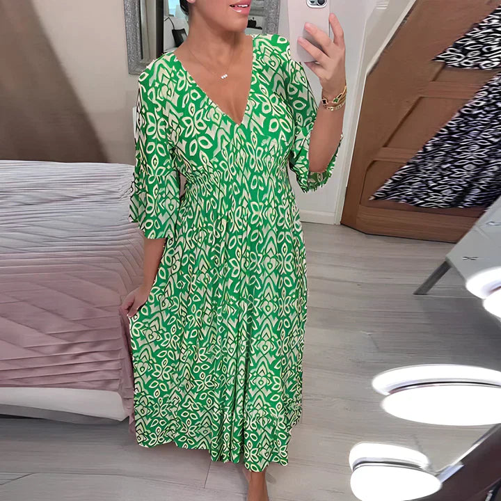 Myrthe™ | Vestito Boho Chic con scollo a V