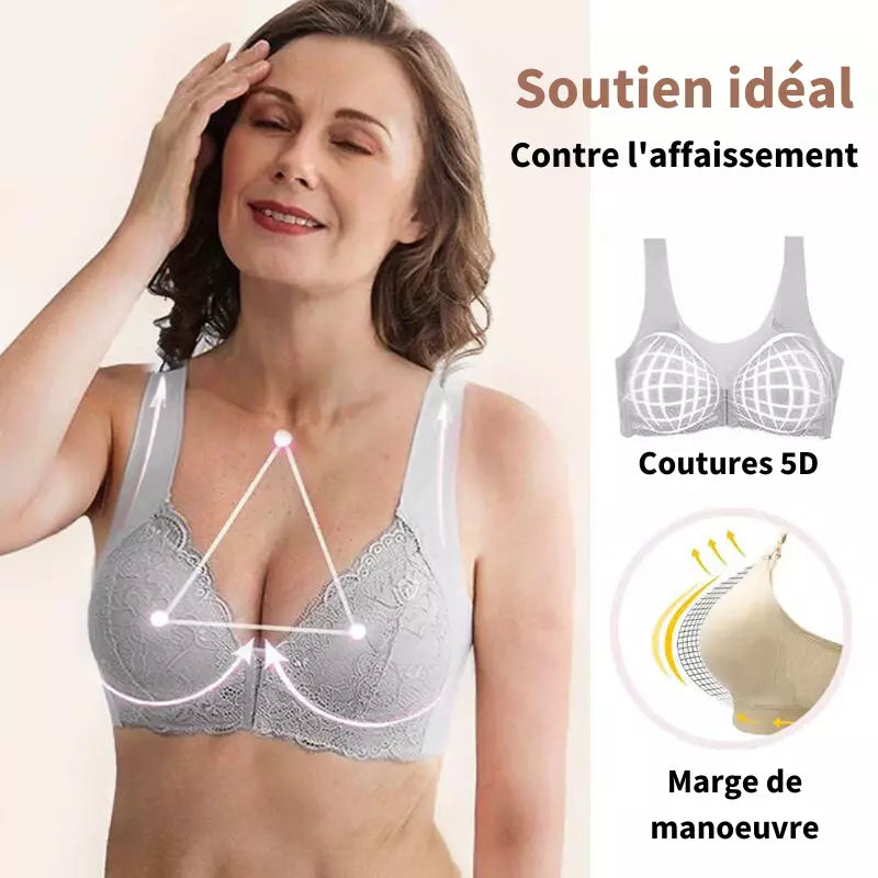 Livia - Pacco da 3 Reggiseni Senza Fili Modellanti con Chiusura Frontale