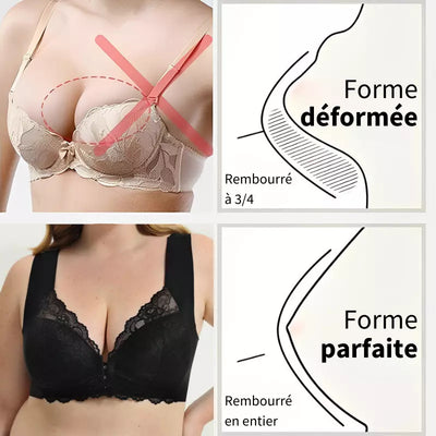 Livia - Pacco da 3 Reggiseni Senza Fili Modellanti con Chiusura Frontale