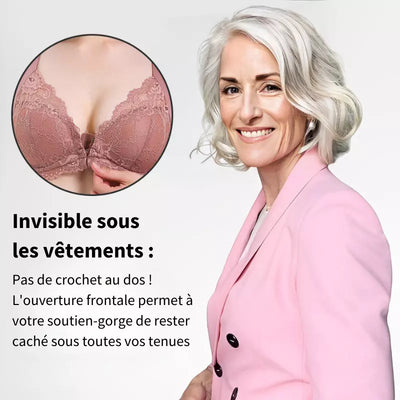 Livia - Pacco da 3 Reggiseni Senza Fili Modellanti con Chiusura Frontale