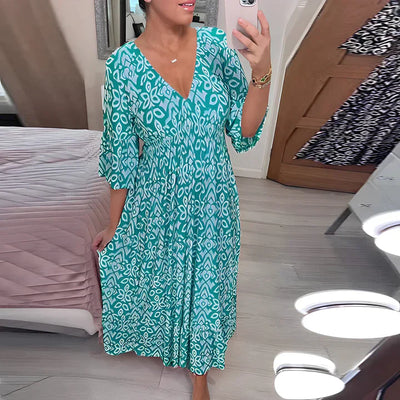 Myrthe™ | Vestito Boho Chic con scollo a V