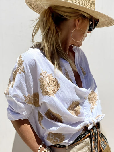 Alessandra™ | Blusa Chic Stile Ibiza