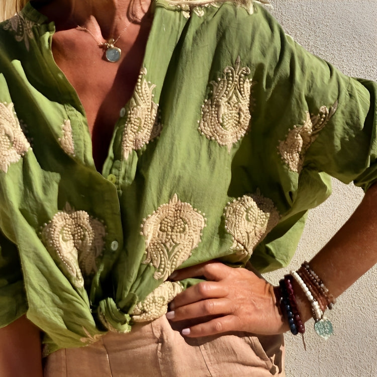 Alessandra™ | Blusa Chic Stile Ibiza