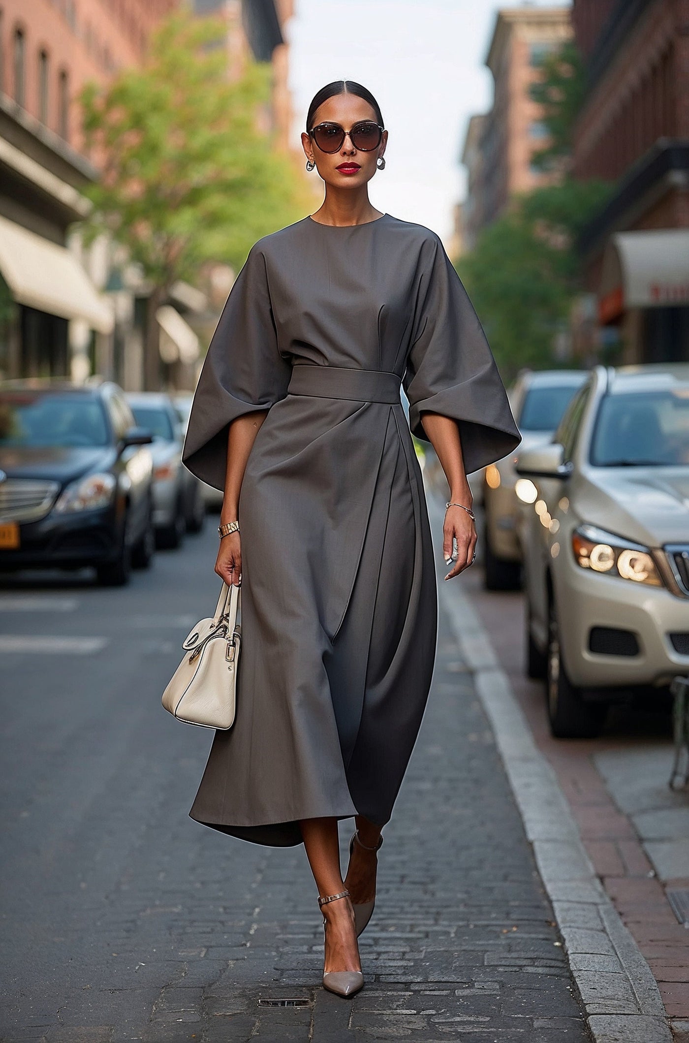 Camilla™ | Abito elegante con maniche ampie